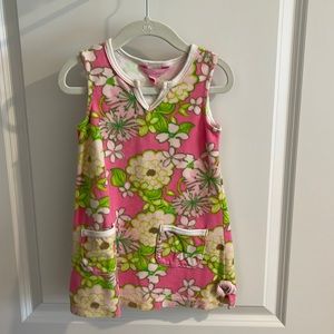 Lilly Pulitzer velour shift dress